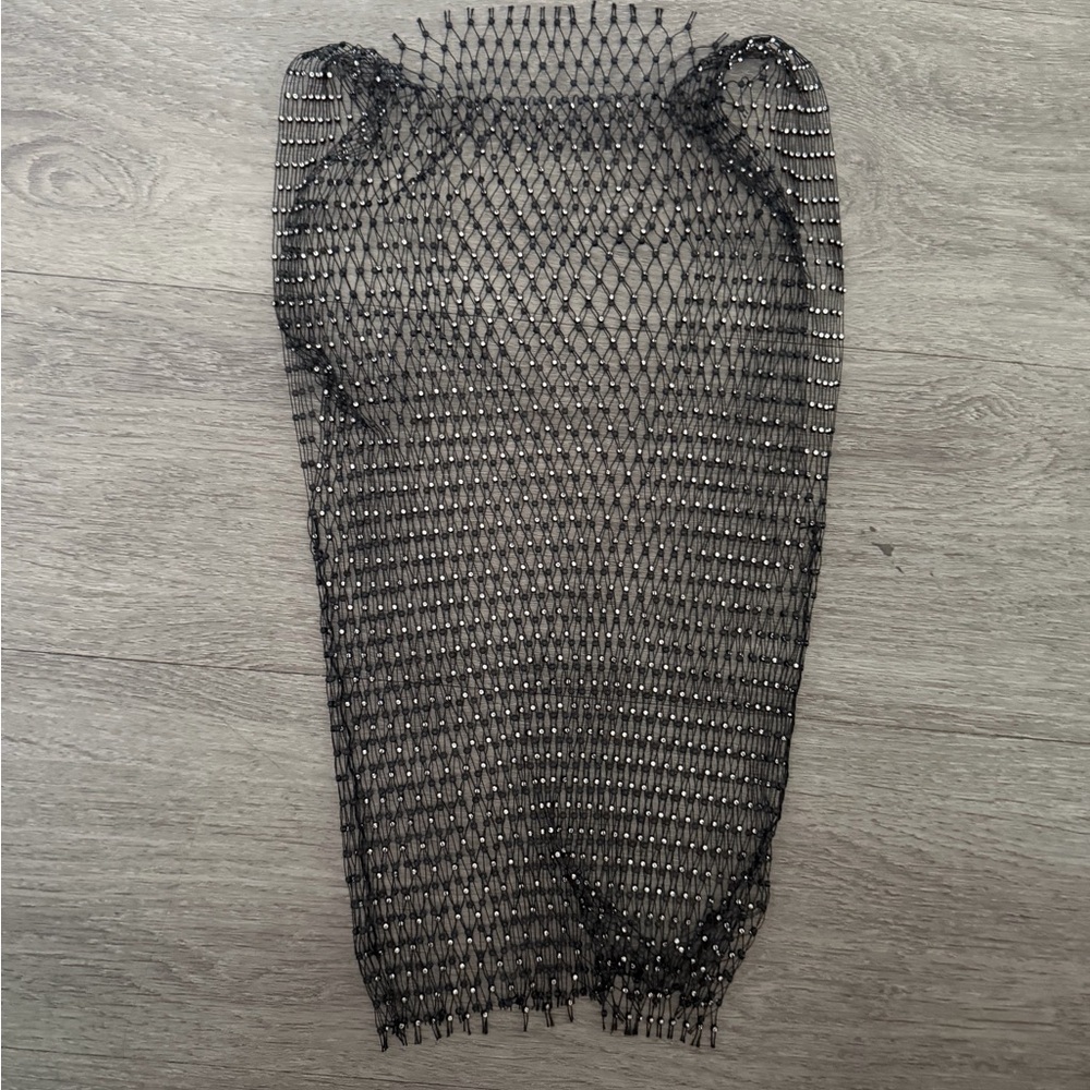 Amazon Black Mesh Tank Top